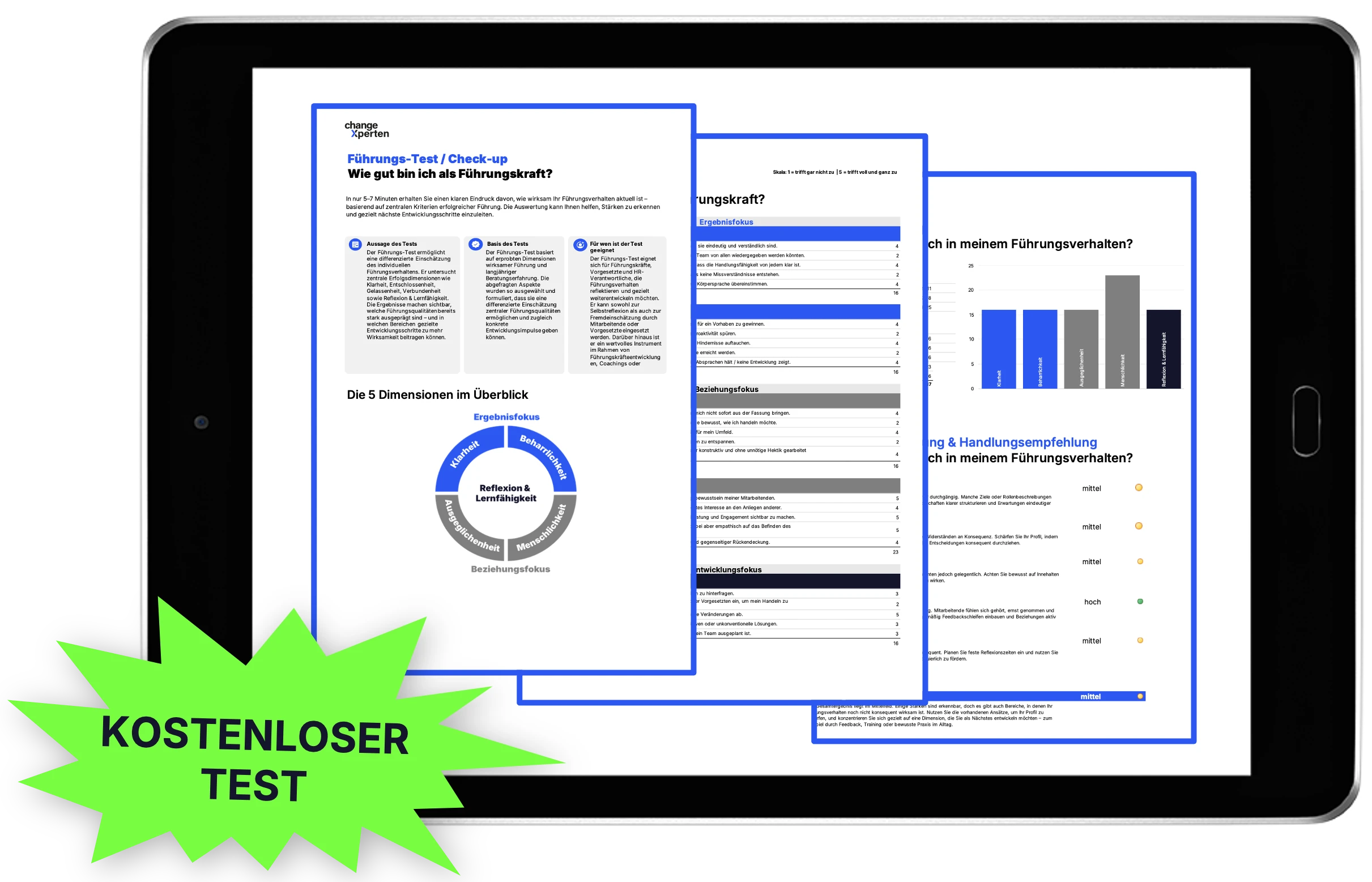 Kostenloser Führungs-Test